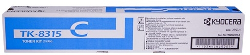 Kyocera TK-8315C / 1T02MVCNL0 Cyan Toner Original TASKAlfa 2550ci