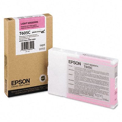 Epson T605C Light Magenta Original STYLUS PRO 4800 C13T605C00 