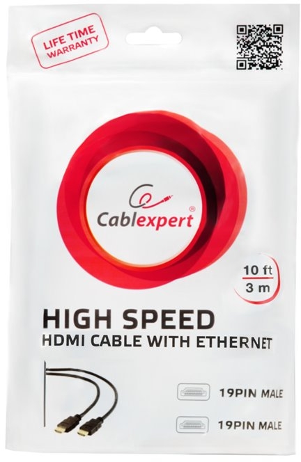 Imagen extra Cable HDMI corto de 50 cm, version 2.0, resolucion 4K a 60Hz, Alta velocidad y red