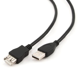 Cable alargador USB 2.0 TIPO-A Macho-Hembra 1,8 metros