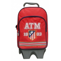 Mochila Atletico de Madrid grande con carro, de 43cm. MC-211-ATL