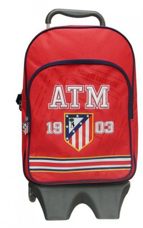 Mochila Atletico de Madrid grande con carro, de 43cm. MC-211-ATL