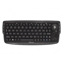 Trust Teclado Multimedia ADURA. Inalámbrico. Negro