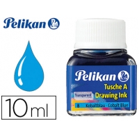 Tinta china pelikan azul cobalto. 10ml