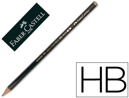 ** LIQUIDACION ** Lapiz de grafito Faber Castell 9000 HB Dureza
