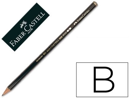 Lapiz de grafito Faber Castell 9000 B Dureza