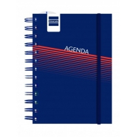 Agenda MINI INSTITUT, Octavo, 2 dias pagina Azul
