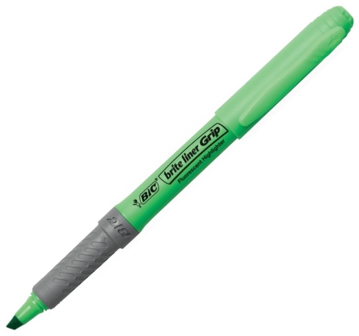Marcador fluorescente BIC Highlighter Grip Verde