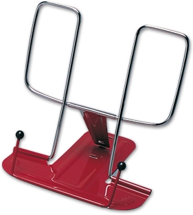 Atril metalico plegable. Colores surtidos.