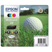 PACK 4 Colores Epson 34 Original C13T34664010