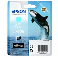 Epson T7605 Cian Claro Cartucho original C13T76054010