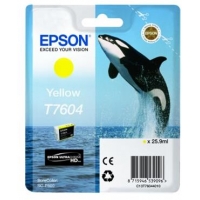 Epson T7604 Amarillo Cartucho original C13T76044010