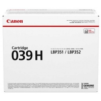 Canon 039H Alta capacidad, Negro toner Original 0288C001