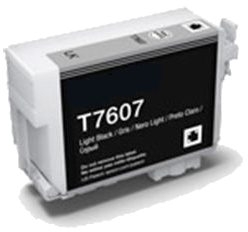 Cartucho generico de Epson T7607 Negro Claro pigmentada compatible con C13T76074010 Tinta economica