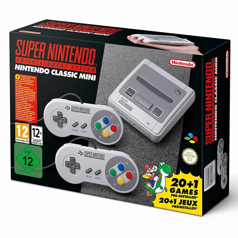 Consola Super Nintendo Classic mini, producto oficial de Nintendo. SNES Mini