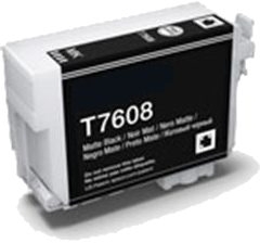 Cartucho generico de Epson T7608 Negro Mate pigmentada compatible con C13T76084010 Tinta economica