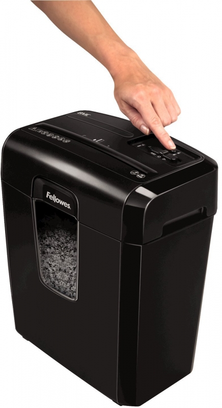 Imagen extra Destructora Fellowes 8Mc - hasta 8 hojas, seguridad DIN P-4, destruye clips, grapas y tarjetas