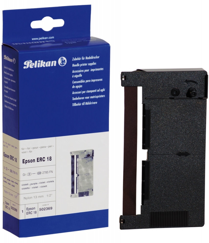 Pelikan 502369 Cinta matricial compatible EPSON ERC-18 ERC18