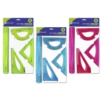 SET 4 REGLAS PVC FLEXIBLES 30/18/13/15CM