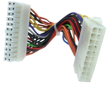 Prolongador conector placa base 20/24 Pin de 12cm Macho - Hembra. Alargador