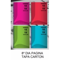AGENDA ESCOLAR A6 1DP TAPA DURA