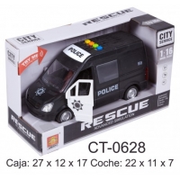 FURGONETA ESCALA 1:16 POLICIA