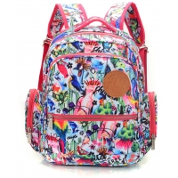 MOCHILA JUVENIL BOLSILLO 40 CM PAJAROS CHIMOLA