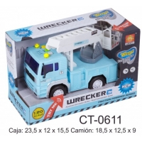 CAMIÓN SERIE AZUL PEQUEÑO CON GRUA