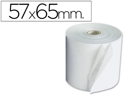 Rollo de papel Electra AUTOCOPIATIVO 2 Hojas 57 x 65 mm