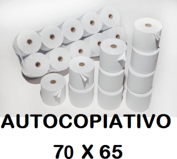 Rollo de papel Electra AUTOCOPIATIVO 2 Hojas 70x65 mm