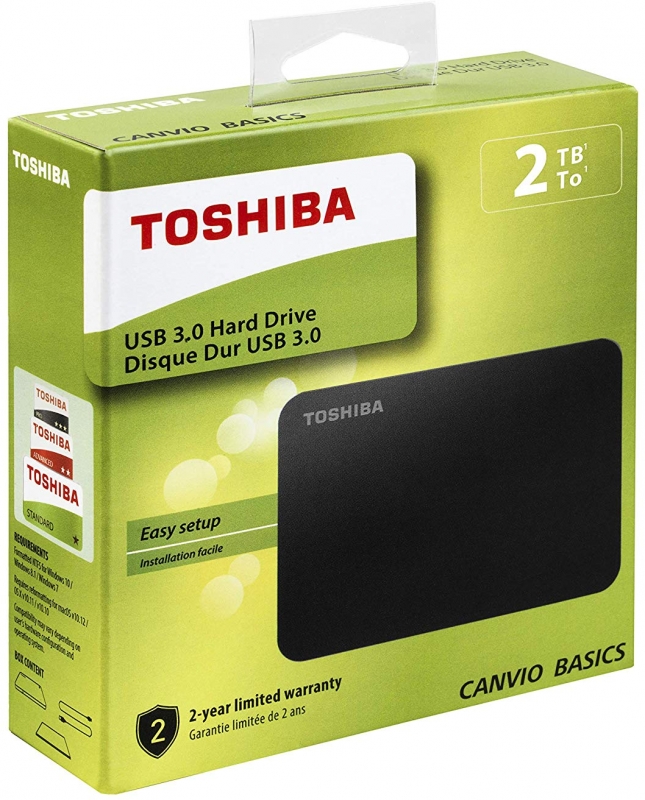 Imagen extra Toshiba Canvio Basics 2TB Disco externo USB 3.0