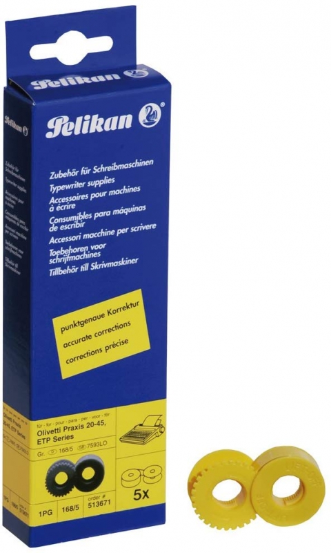 Pelikan 513671 Cinta correctora GR168 para Olivetti Praxis 40
