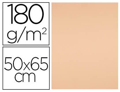 PACK 25 Cartulinas 50x65 cm 180gr SEPIA. 