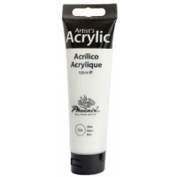 Tubo pintura acrilica BLANCA 125ml Phoenix