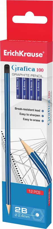 Caja de 12 Lapiceros dureza B ECONOMICOS 