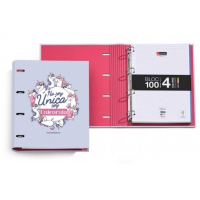 Carpebloc A4 de 4 Anillas NO SOY UNICORNIO