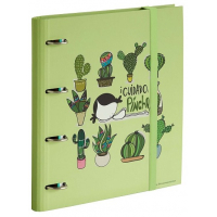 Carpebloc A4 de 4 Anillas CUIDADO PINCHO