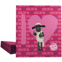 Carpeta A4 de 4 Anillas 40mm Fantasia SHAUN ROSA