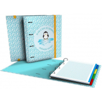 Carpebook A4 35mm de 4 Anillas LANET21 PINGÜINO