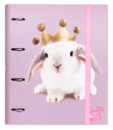 Carpeta A4 de 4 Anillas PETS RABBITS