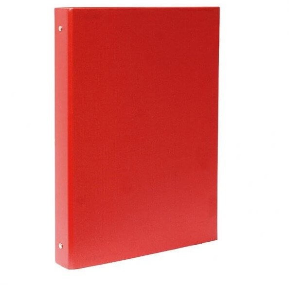 Carpeta Carton GLITTER FOLIO de 4 Anillas 25mm ROJO
