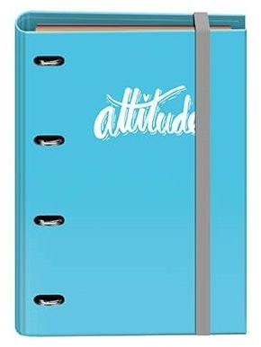 Carpebloc DOHE A4 de 4 Anillas 35mm Azul PASTEL