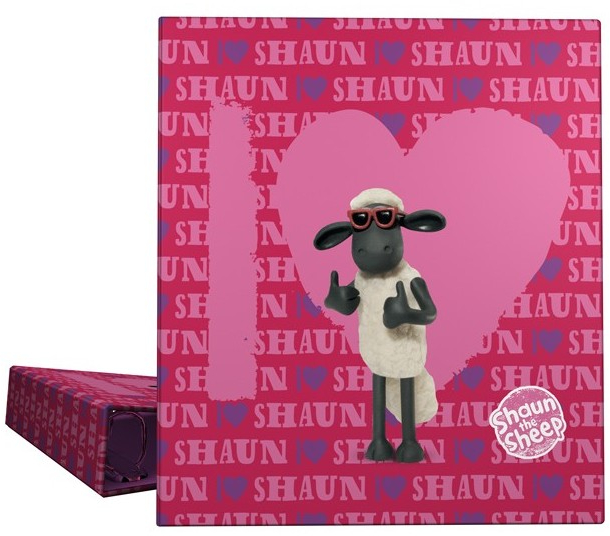 Carpeta A4 de 4 Anillas 40mm Fantasia SHAUN ROSA