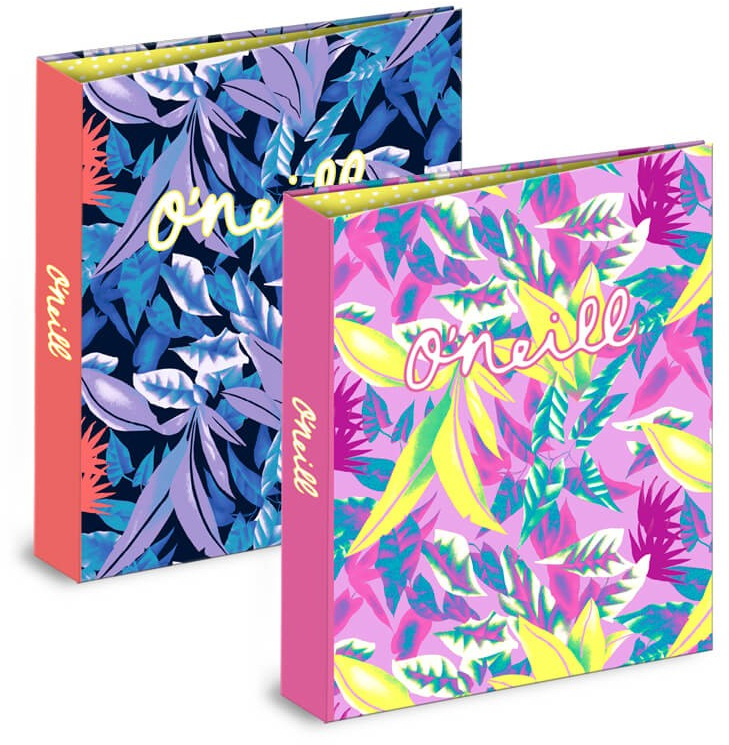 Carpeta A4 de 4 Anillas 35mm. O NEILL GIRLS FUCSIA