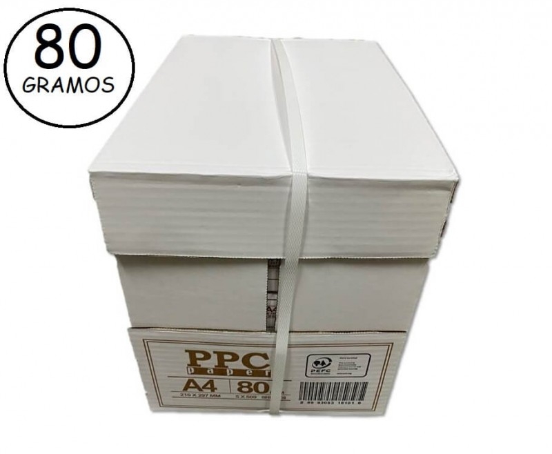 Imagen extra Paquete de 500 Hojas DIN A4 de 80gr, Papel multifunción Económico