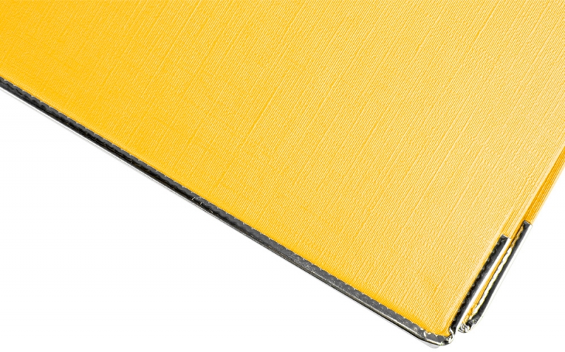 Imagen extra Archivador FOLIO, lomo Ancho, con ollao, rado, tarjetero y compresor. Amarillo