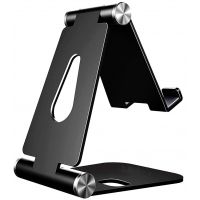 Soporte Movil / Tablet Aisens Ajustable, modelo Mediano. Negro
