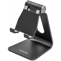 Soporte Movil / Tablet Aisens Ajustable, modelo Pequeño. Negro