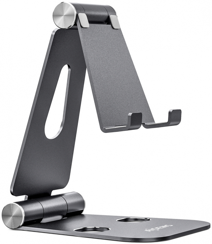 Soporte Movil / Tablet Aisens Ajustable, modelo grande. Gris