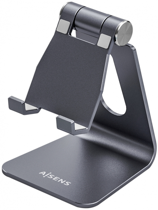 Soporte Movil / Tablet Aisens Ajustable, modelo Pequeño. Gris